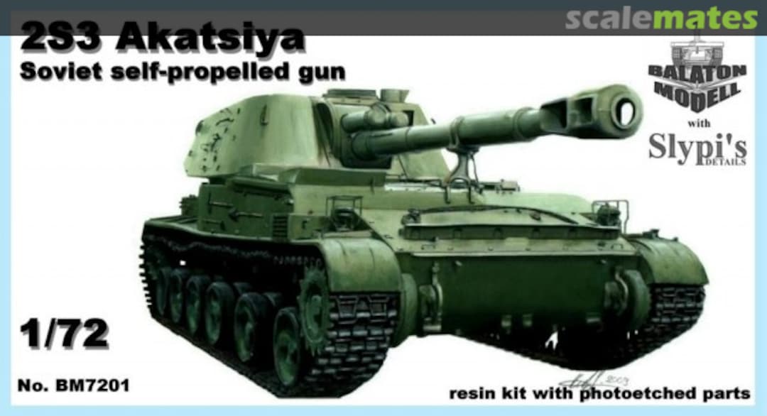 Boxart 2S3 Akatsiya BM7201 Balaton Modell Boxart 2S3 Akatsiya BM7201 Balaton Modell