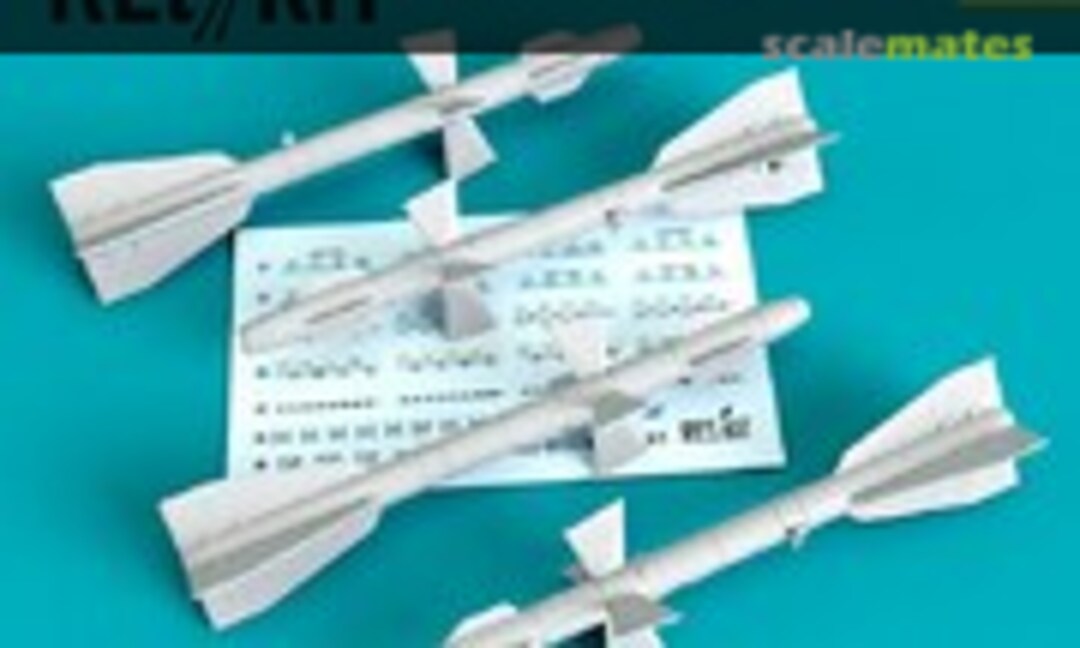 1:32 R-27 T soviet missile 4 pcs Mig-29, Su-27/ 30/ 33/ 34/ 35 (ResKit RS32-0309)