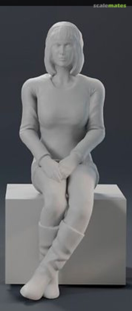 Boxart Mears seated CSM-110-18 Cozmic Scale Models