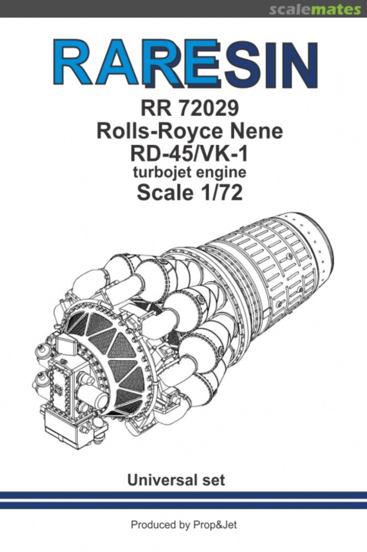 Boxart Rolls-Royce Nene/ВК-1/RD-45 Jet engine RR-72029 Prop & Jet Boxart Rolls-Royce Nene/ВК-1/RD-45 Jet engine RR-72029 Prop & Jet