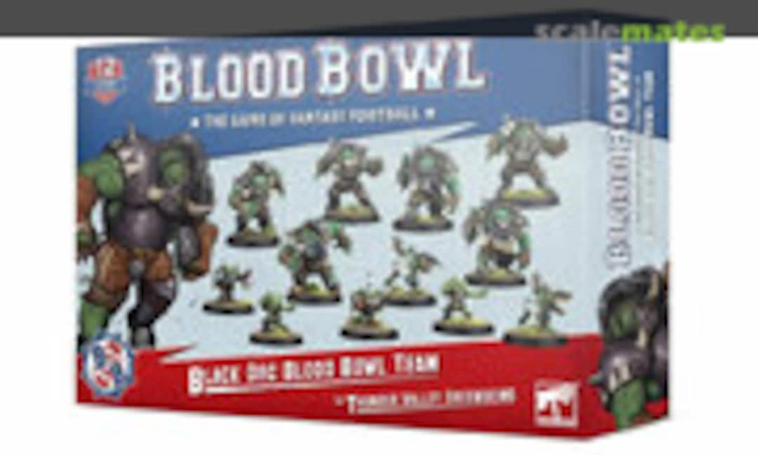 35mm Black Orc Blood Bowl Team (Games Workshop 99 12 09 09 005) 99 12 09 09 005