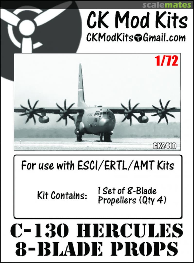 Boxart C-130 8 Blade Props CK2410 CK Mod Kits