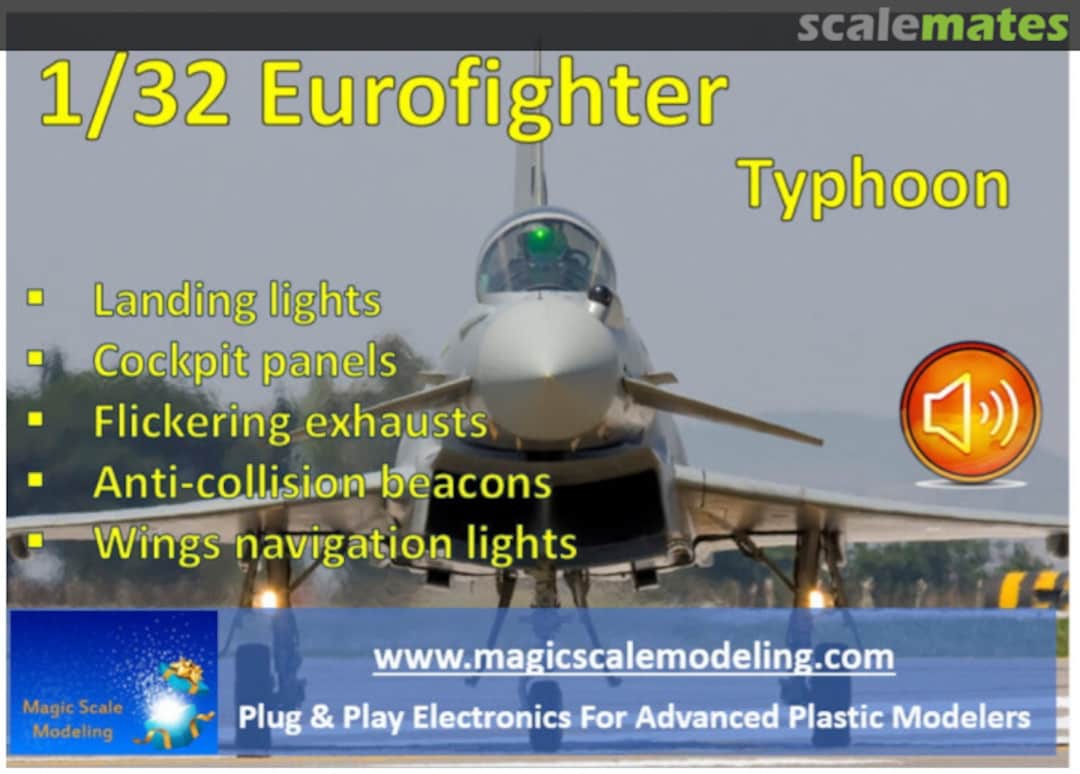 Boxart Eurofighter Typhoon - Lights and Sound MSM-037 Magic Scale Modeling Boxart Eurofighter Typhoon - Lights and Sound MSM-037 Magic Scale Modeling