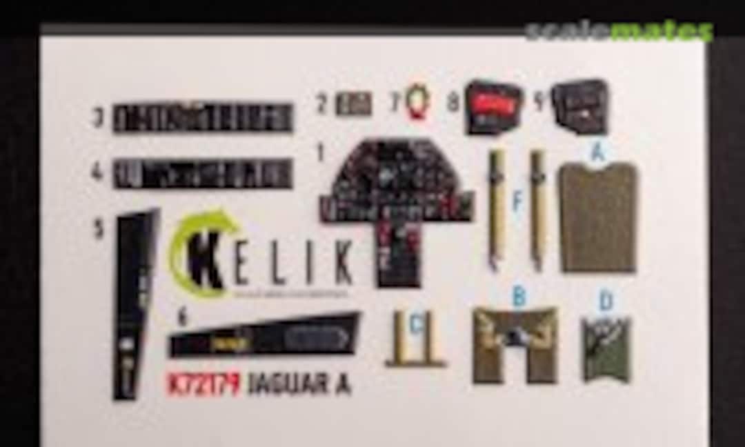 1:72 Jaguar A interior 3D decals (Kelik K72179) K72179