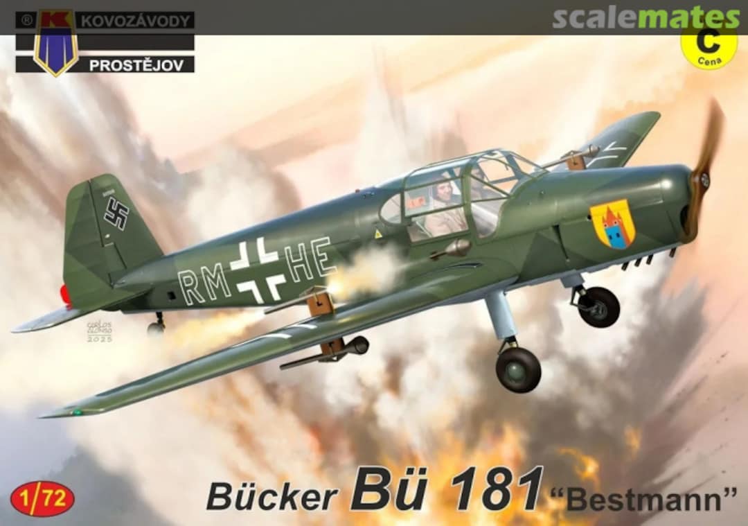 Boxart Bücker Bü-181 "Bestmann" KPM0511 Kovozávody Prostějov Boxart Bücker Bü-181 "Bestmann" KPM0511 Kovozávody Prostějov