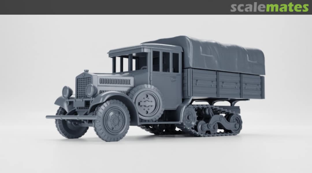 Boxart Polish artillery tractor C4P - with canvas 72011101 EMP3d Boxart Polish artillery tractor C4P - with canvas 72011101 EMP3d