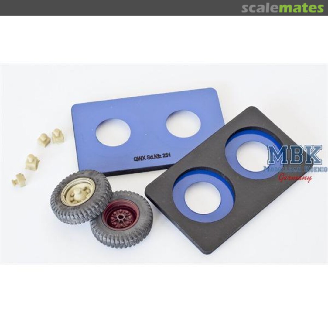 Boxart Sd.Kfz.251 front wheels (Continental) QWX-003 Quickwheel