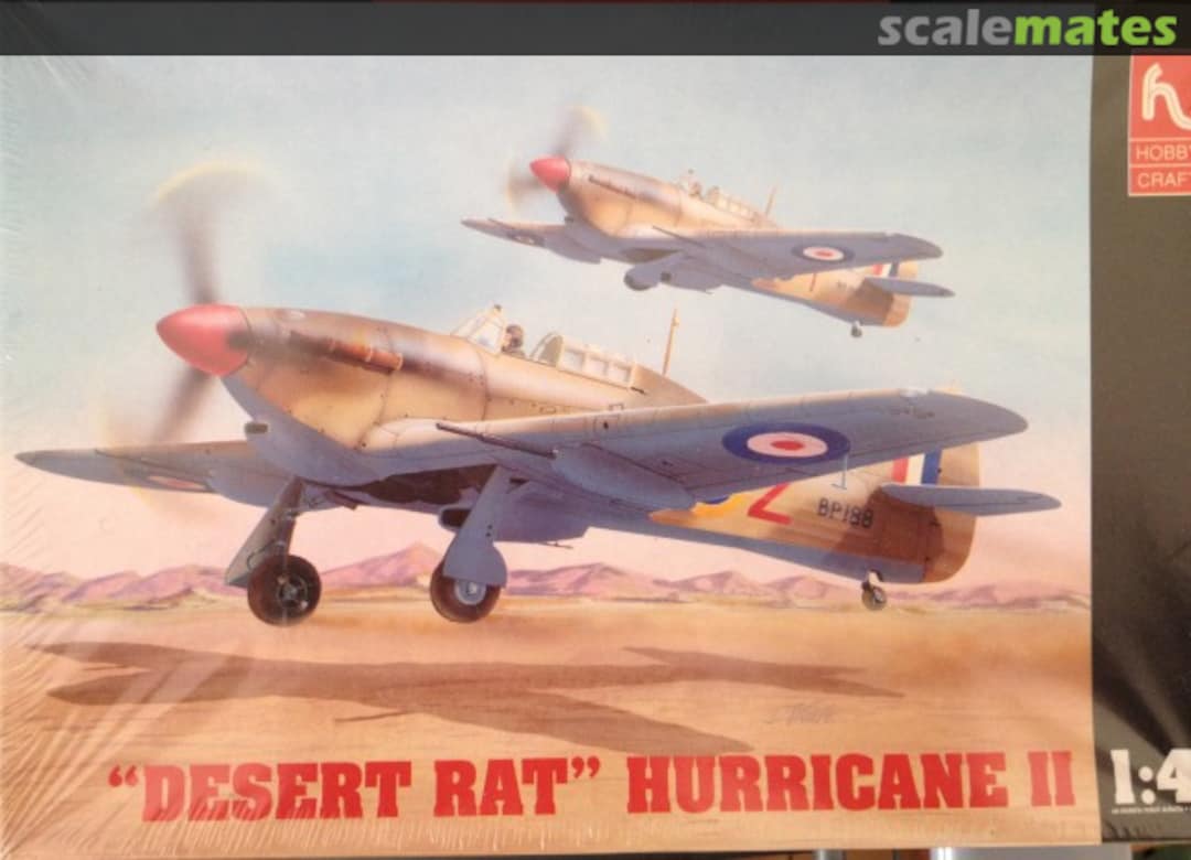 Boxart "Desert Rat" Hurricane II HC1533 Hobbycraft Boxart "Desert Rat" Hurricane II HC1533 Hobbycraft