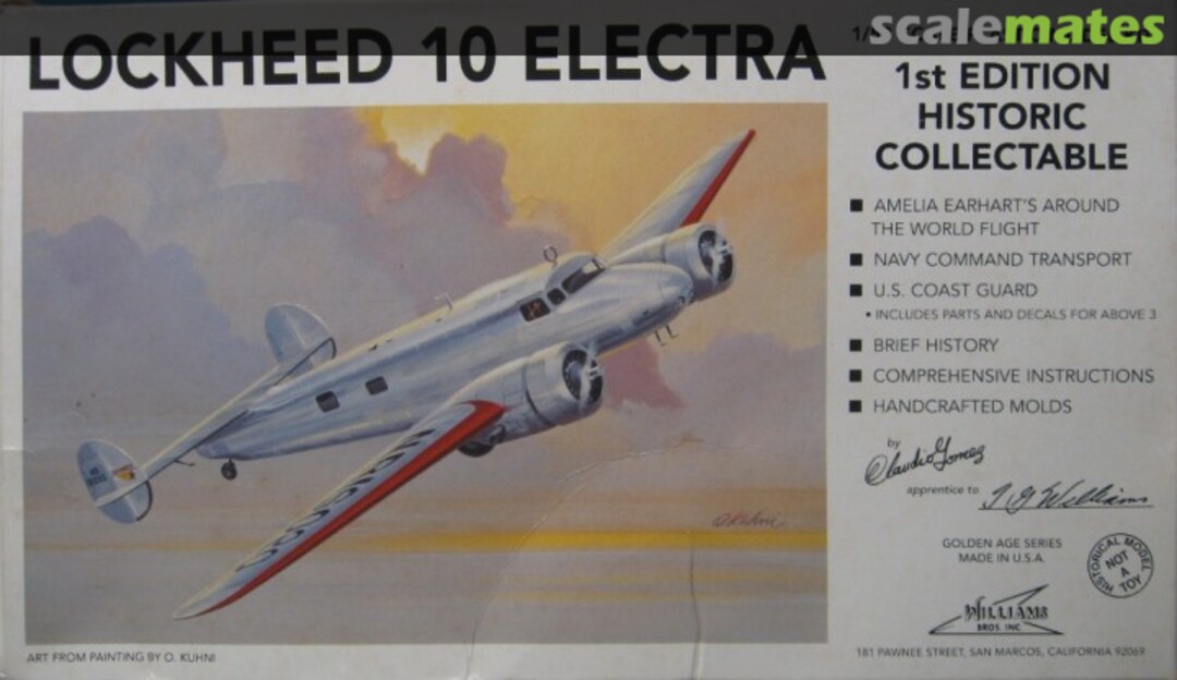Boxart Lockheed 10 Electra 53198 Williams Brothers