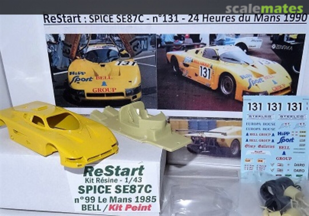 Boxart Spice-Ford SE87C #003 "Bell Group" ReStart Boxart Spice-Ford SE87C #003 "Bell Group" ReStart