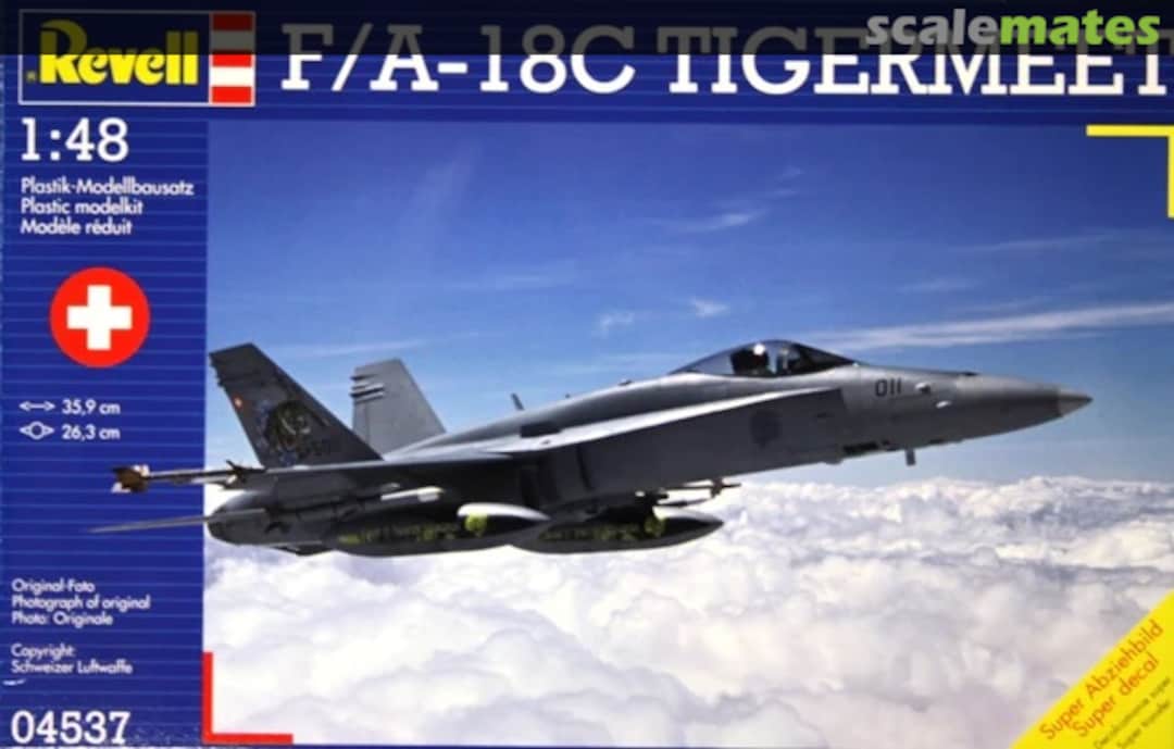 Boxart F/A-18C Tigermeet 04537 Revell Boxart F/A-18C Tigermeet 04537 Revell
