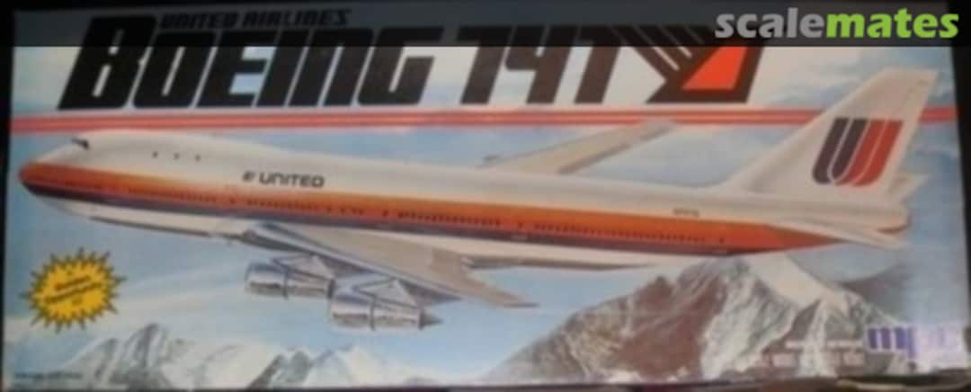 Boxart United Airlines Boeing 747 1-4752 MPC Boxart United Airlines Boeing 747 1-4752 MPC