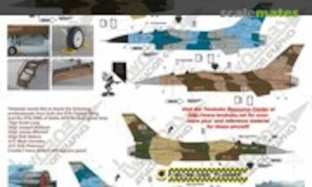 1:72 F-16C (TwoBobs Aviation Graphics 72-002)