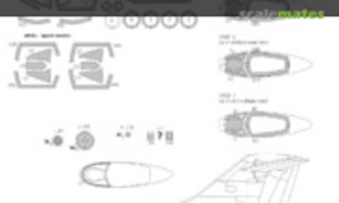 1:72 F-101C Voodoo EXPERT kabuki masks (New Ware NWAM0253) NWAM0253