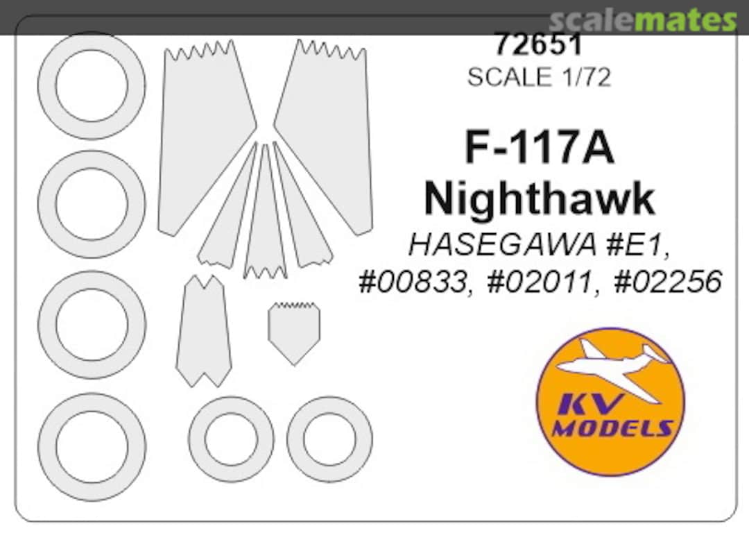Boxart F-117A Nighthawk 72651 KV Models Boxart F-117A Nighthawk 72651 KV Models