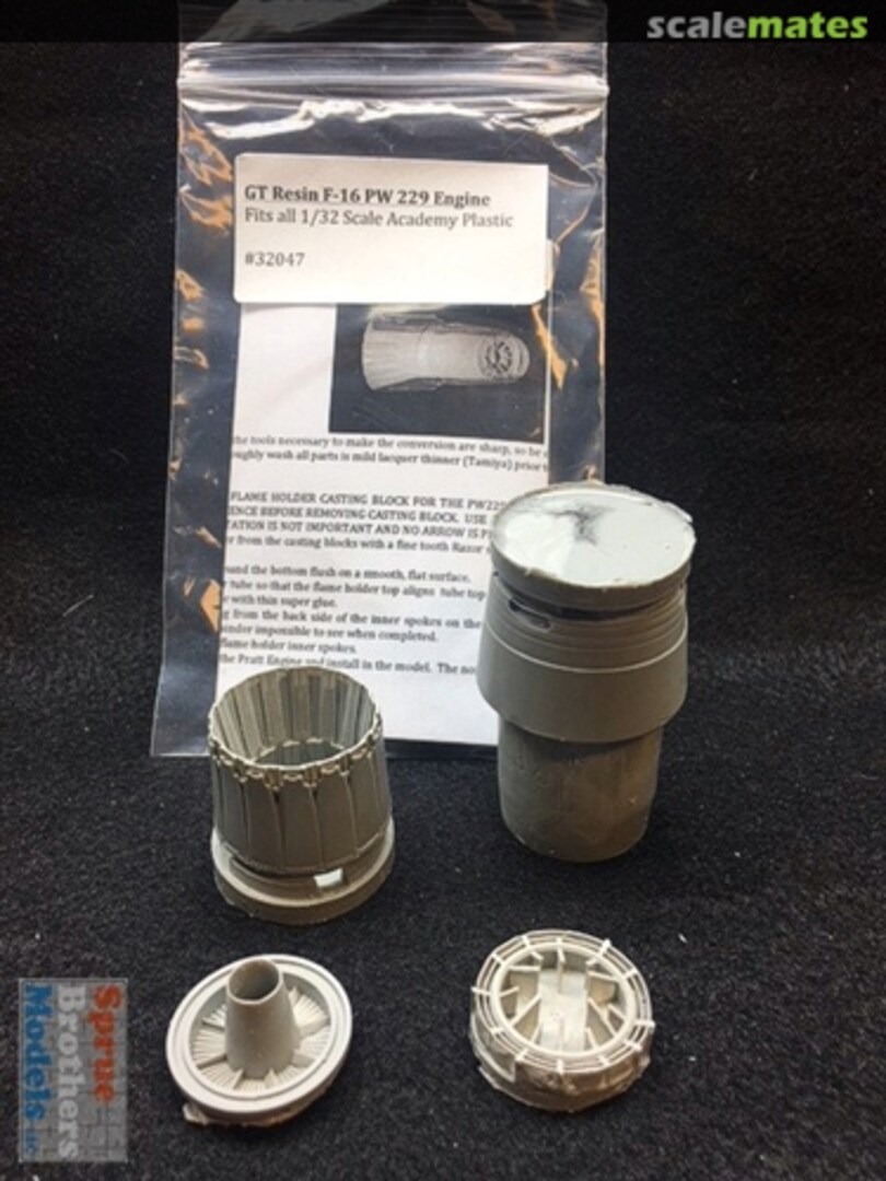Boxart F-16 Falcon PW 229 Engine 32047 GT Resin Boxart F-16 Falcon PW 229 Engine 32047 GT Resin
