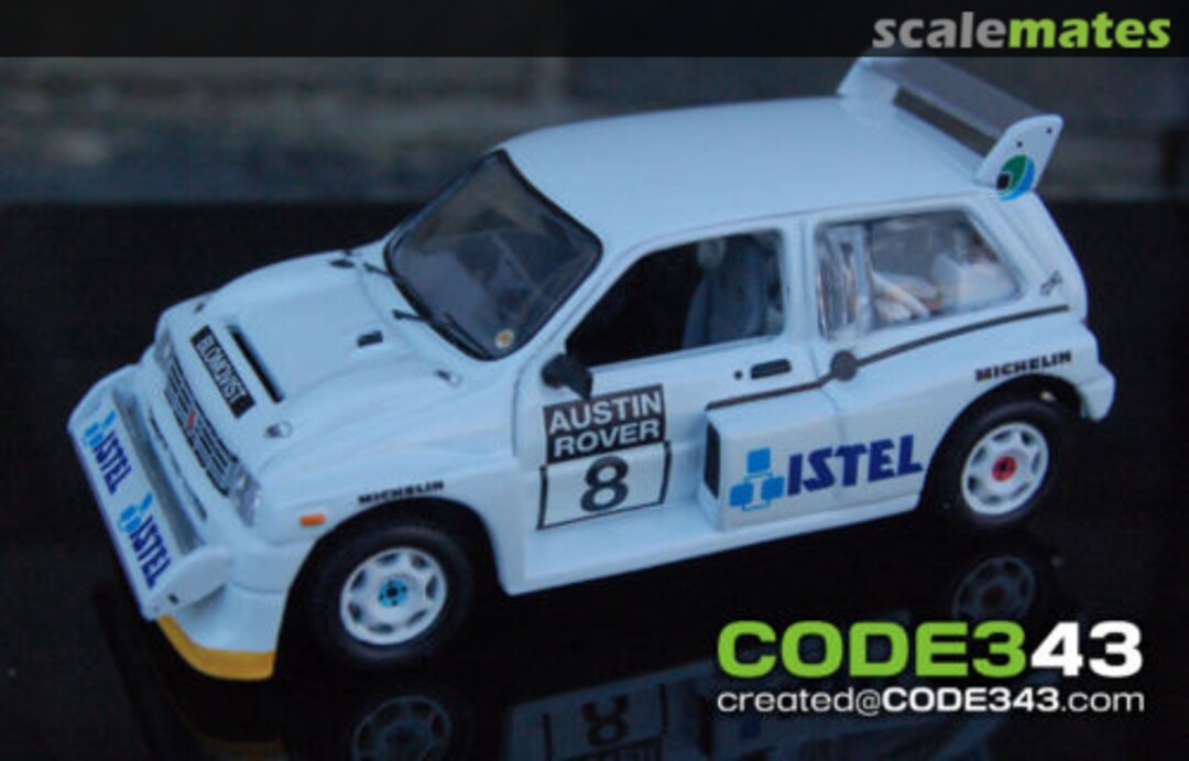 Boxart MG Metro 6R4 "ISTEL" CODE343 Boxart MG Metro 6R4 "ISTEL" CODE343