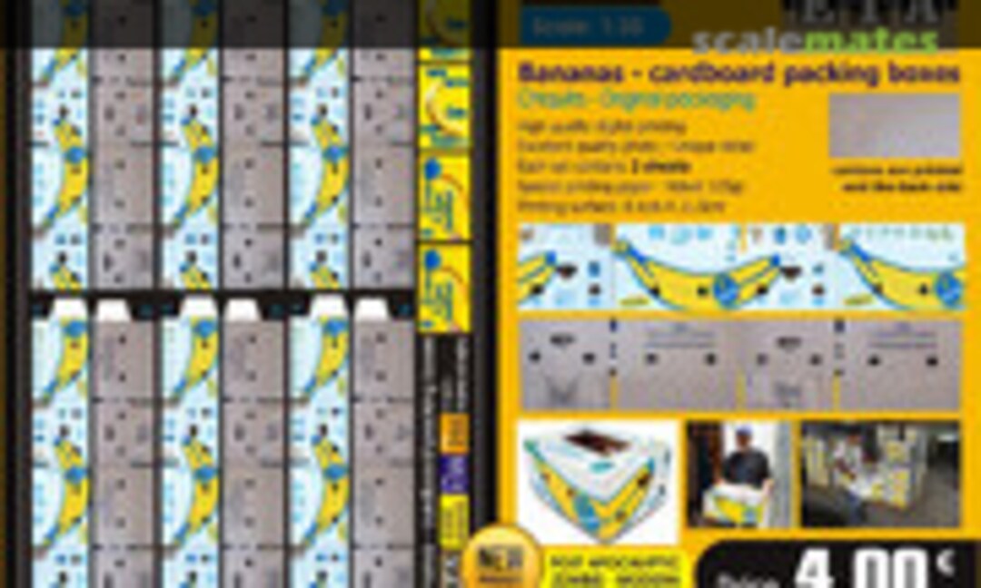 1:35 Bananas - cardboard packing boxes (ETA Diorama Accessories 255) 255
