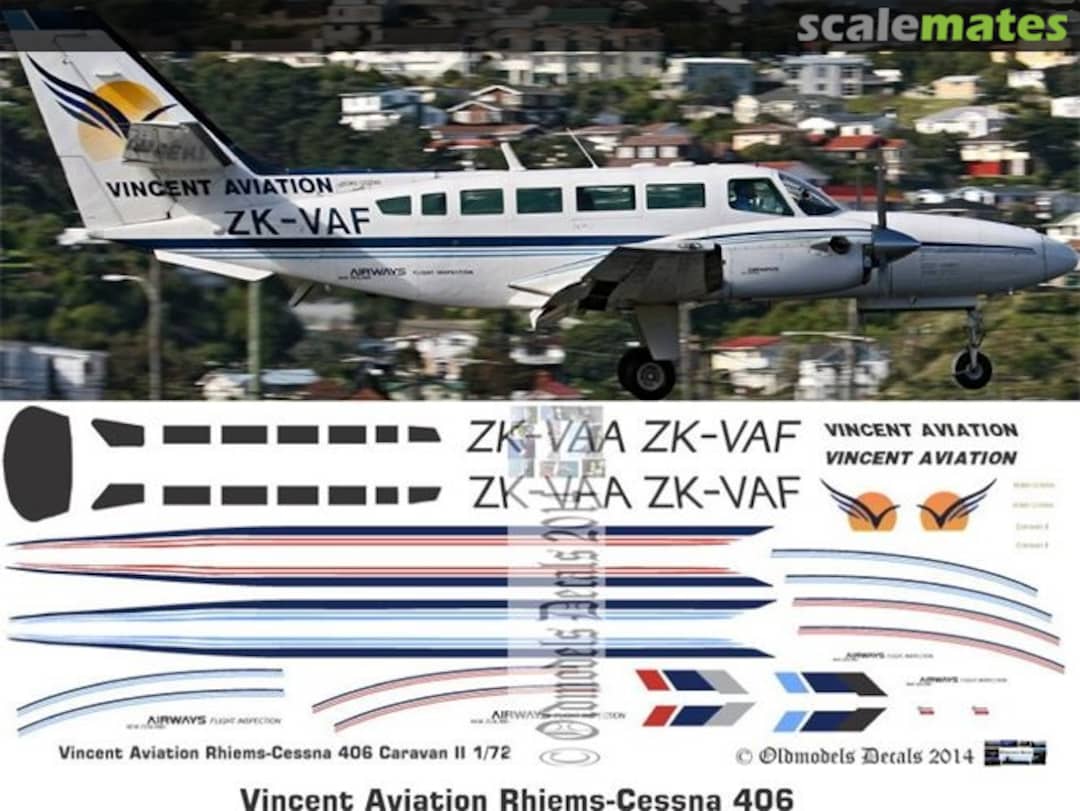 Boxart Rheims-Cessna 406 -Vincent Aviation OMD0557 Oldmodels Decals Boxart Rheims-Cessna 406 -Vincent Aviation OMD0557 Oldmodels Decals