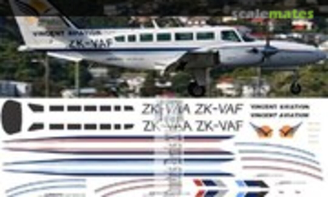 1:72 Rheims-Cessna 406 -Vincent Aviation (Oldmodels Decals OMD0557) OMD0557