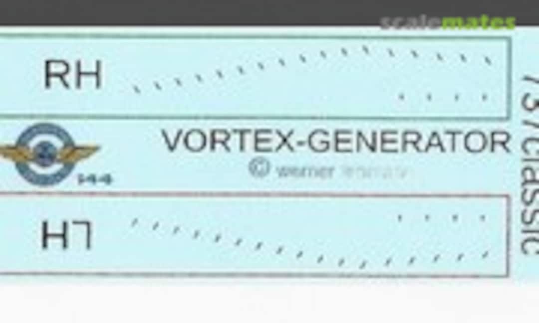 1:144 3D VORTEX GENERATOR B737 (Authentic-Airliner-Decals D144-2-3) D144-2-3