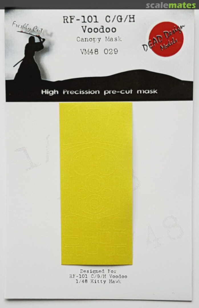 Boxart McDonnell RF-101A/C Voodoo canopy paint frame mask VM48029 DEAD Design Models Boxart McDonnell RF-101A/C Voodoo canopy paint frame mask VM48029 DEAD Design Models