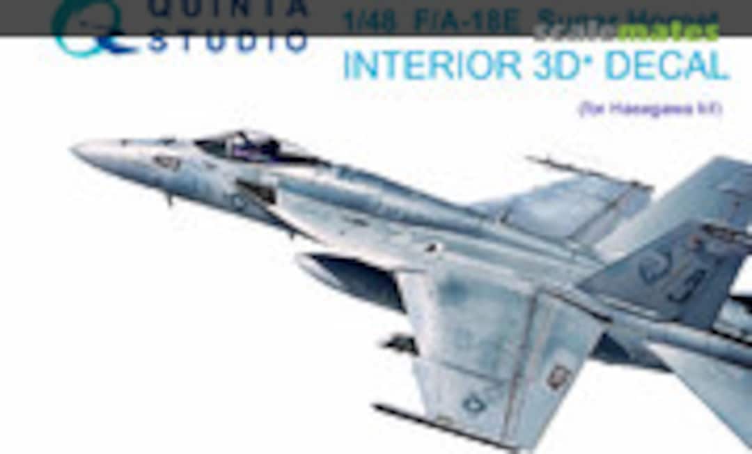 1:48 F/A-18E Super Hornet Interior 3D Decal (Quinta Studio QD48049) QD48049