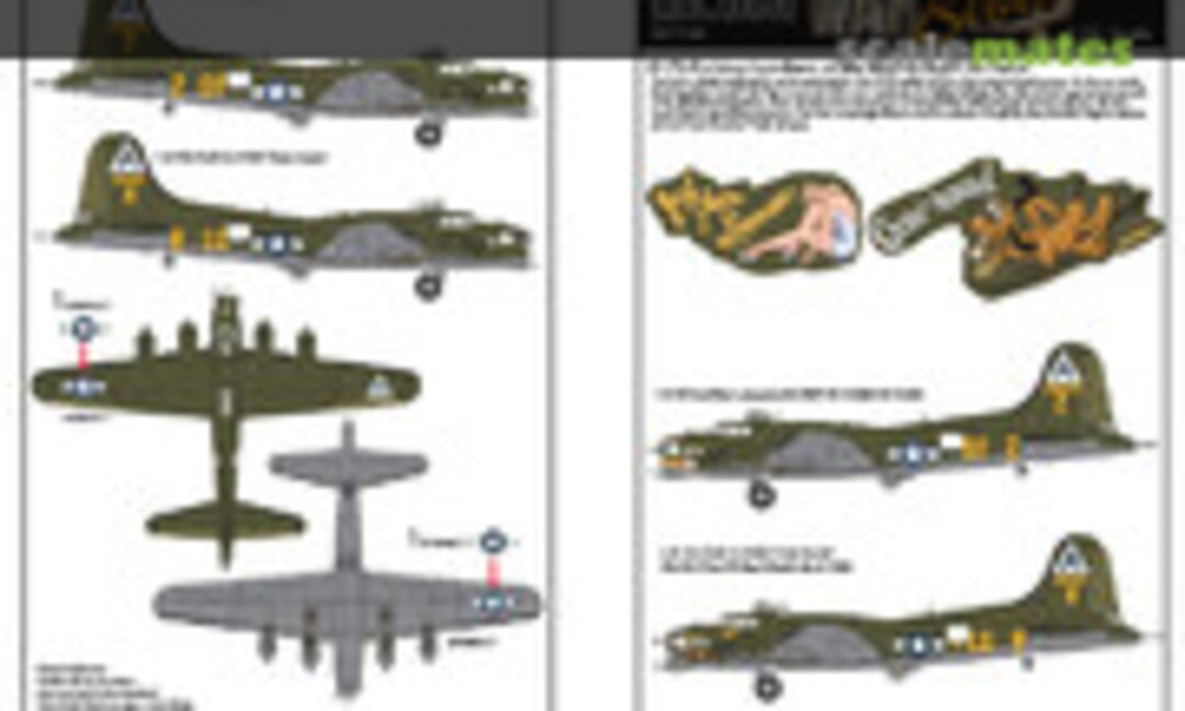 1:72 B-17G Fortress bomber of the Mighty Eighth Air Force (Kits-World KW172241) KW172241