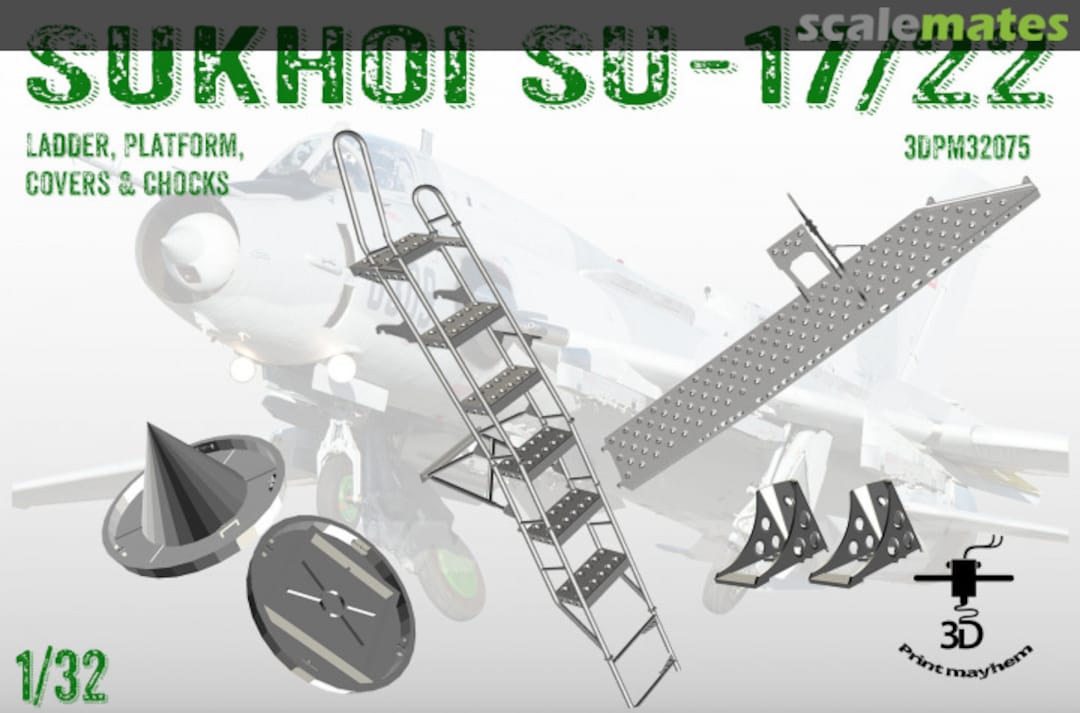 Boxart Sukhoi Su-17/22 Ladder, Platform, Covers & Chocks 3DPM32075 3D Print Mayhem