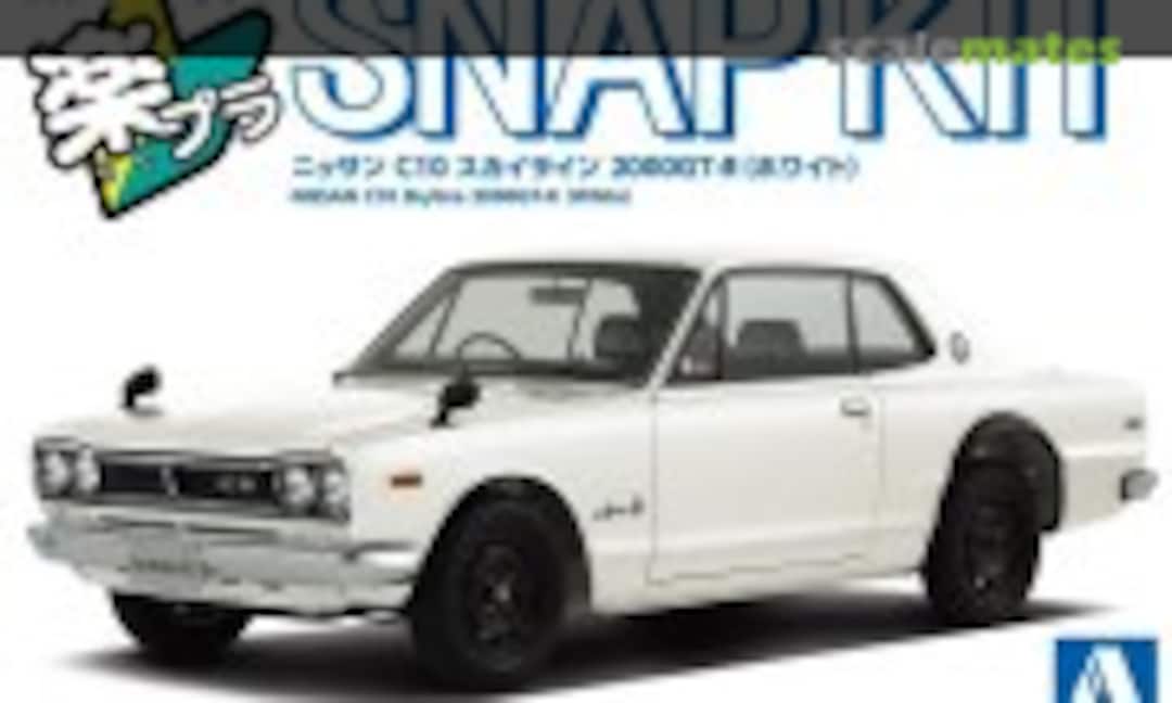1:32 Nissan C10 Skyline 2000GT-R (White) (Aoshima 201633)
