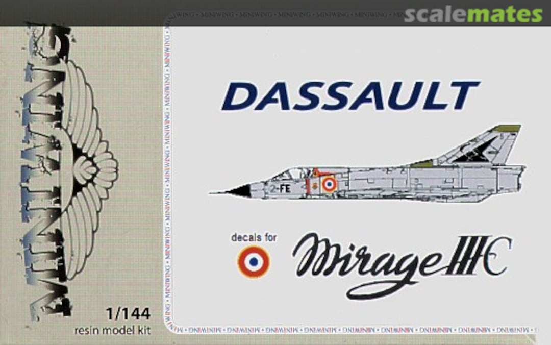 Boxart Dassault Mirage IIIC Mini019 Miniwing Boxart Dassault Mirage IIIC Mini019 Miniwing