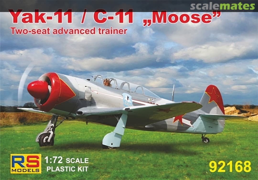 Boxart Yak-11 / C-11 "Moose" 92168 RS Models Boxart Yak-11 / C-11 "Moose" 92168 RS Models