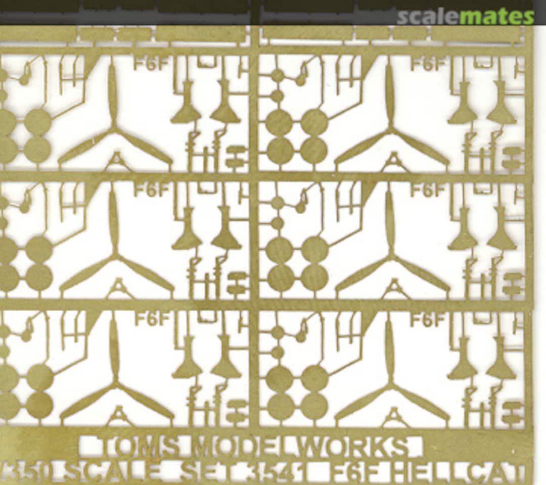 Boxart F6F Hellcat - Detail Set (6 Sets) 3541 Tom's Modelworks Boxart F6F Hellcat - Detail Set (6 Sets) 3541 Tom's Modelworks