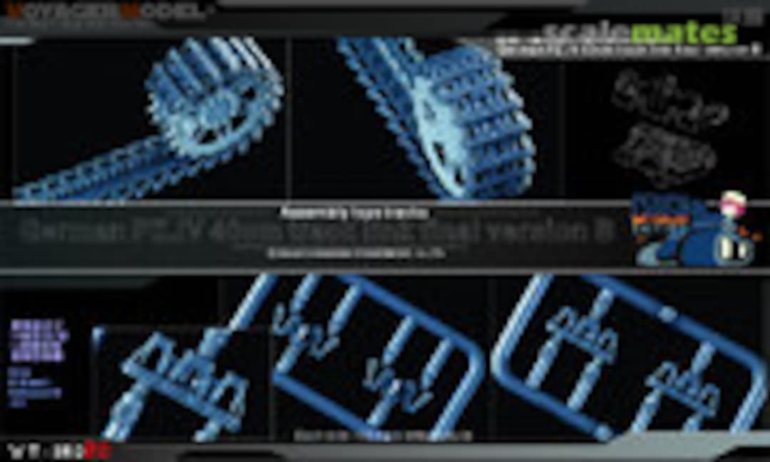 1:35 German PZ. III/IV 40cm track links final version B (Voyager Model VT35020) VT35020