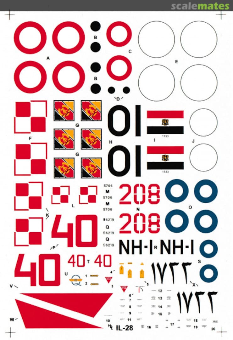 Contents IL-28 Beagle 72-039 Hi-Decal Line Contents IL-28 Beagle 72-039 Hi-Decal Line