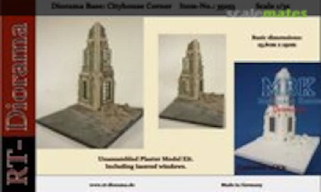 1:35 Diorama-Base: Cityhouse Corner (RT-Diorama 35253K) 35253K