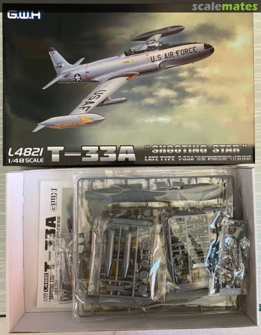 Contents T-33A "Shooting Star" L4821 Great Wall Hobby