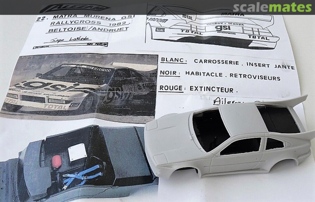 Boxart Matra Murena "gsi" 222 Alezan Boxart Matra Murena "gsi" 222 Alezan