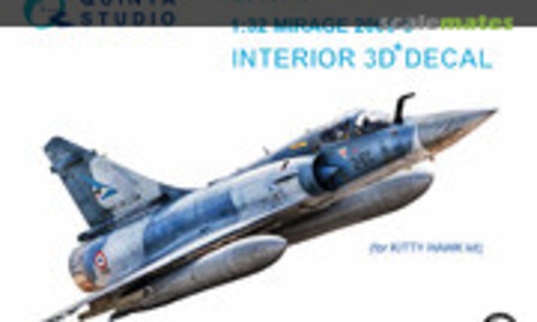 1:32 Mirage 2000-5 Interior 3D Decal (Quinta Studio QD32010) QD32010