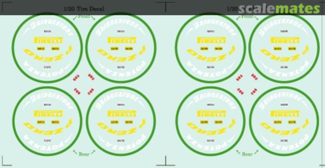 Boxart RB6 Tire Decal ATS-9581 Acu-Stion