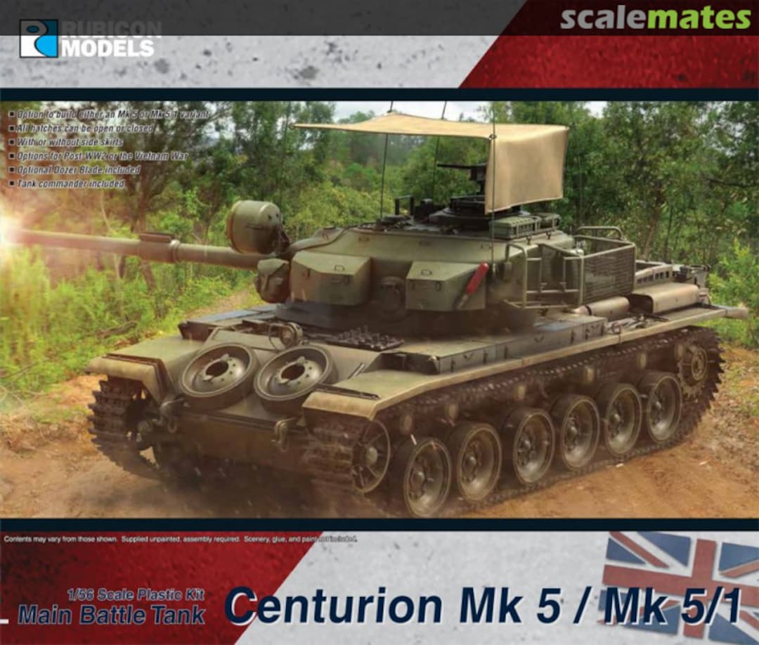 Boxart Centurion Mk 5 / MK5/1 280105 Rubicon Models Boxart Centurion Mk 5 / MK5/1 280105 Rubicon Models