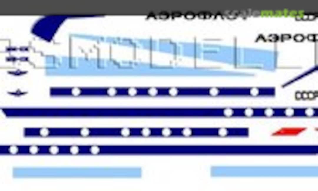 1:100 100052 Mil Mi-10K Aeroflot 80-th decal for aircraft model kit (BSmodelle BSM100052) BSM100052