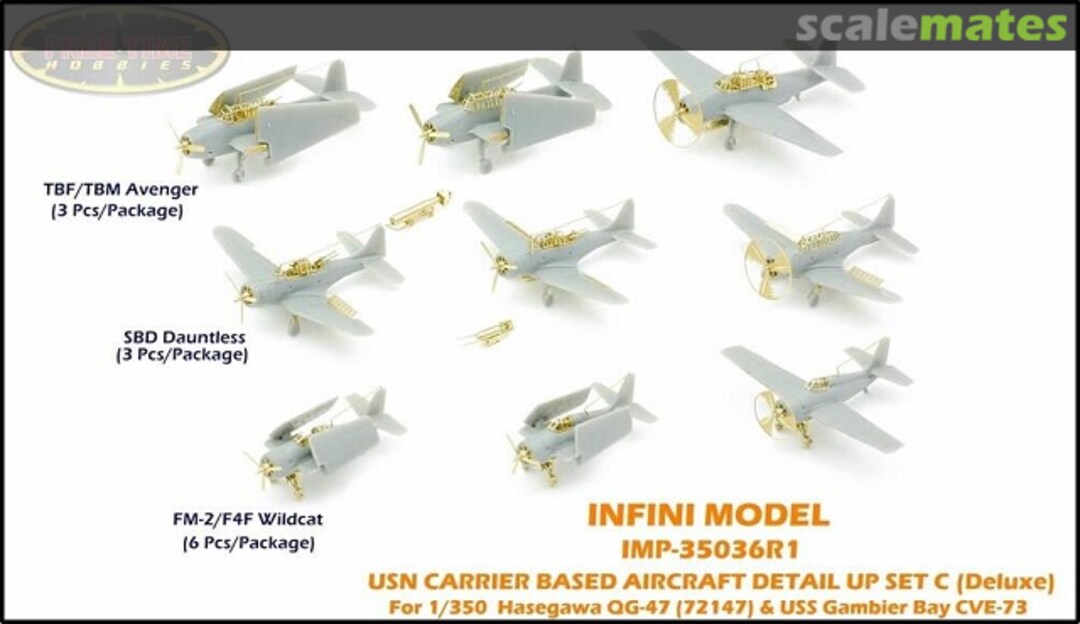 Boxart USN Carrier Based Aircraft DETAIL UP Set C - Advanced IMP-35036R1 INFINI Model Boxart USN Carrier Based Aircraft DETAIL UP Set C - Advanced IMP-35036R1 INFINI Model