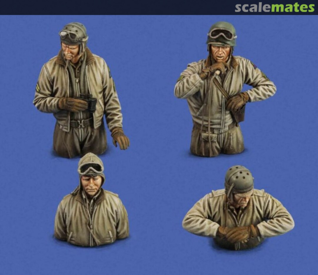 Boxart U.S. tank crew WWII 994 Royal Model