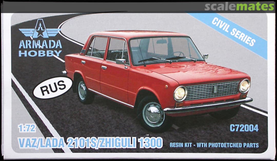 Boxart VAZ / Lada 2101S / Zhiguli 1300 C72004 Armada Hobby Boxart VAZ / Lada 2101S / Zhiguli 1300 C72004 Armada Hobby