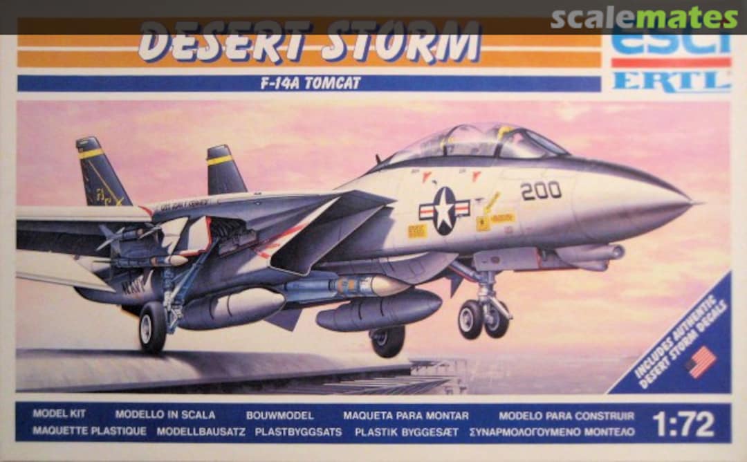 Boxart F-14A Tomcat 9119 ESCI/ERTL Boxart F-14A Tomcat 9119 ESCI/ERTL
