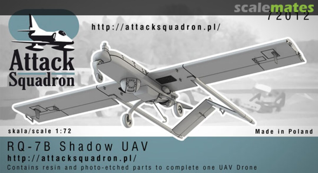 Boxart RQ-7B Shadow UAV 72012 Attack Squadron