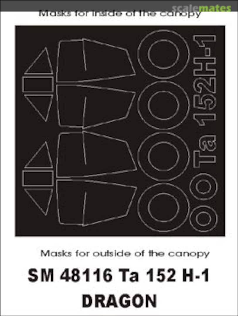 Boxart Focke-Wulf Ta-152 H-1 SM48116 Montex Boxart Focke-Wulf Ta-152 H-1 SM48116 Montex