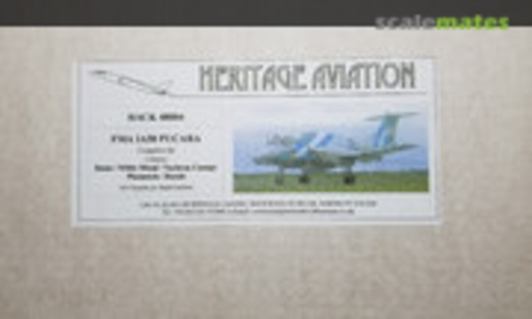 1:48 FMA IA58 Pucara (Heritage Aviation Models 48004)