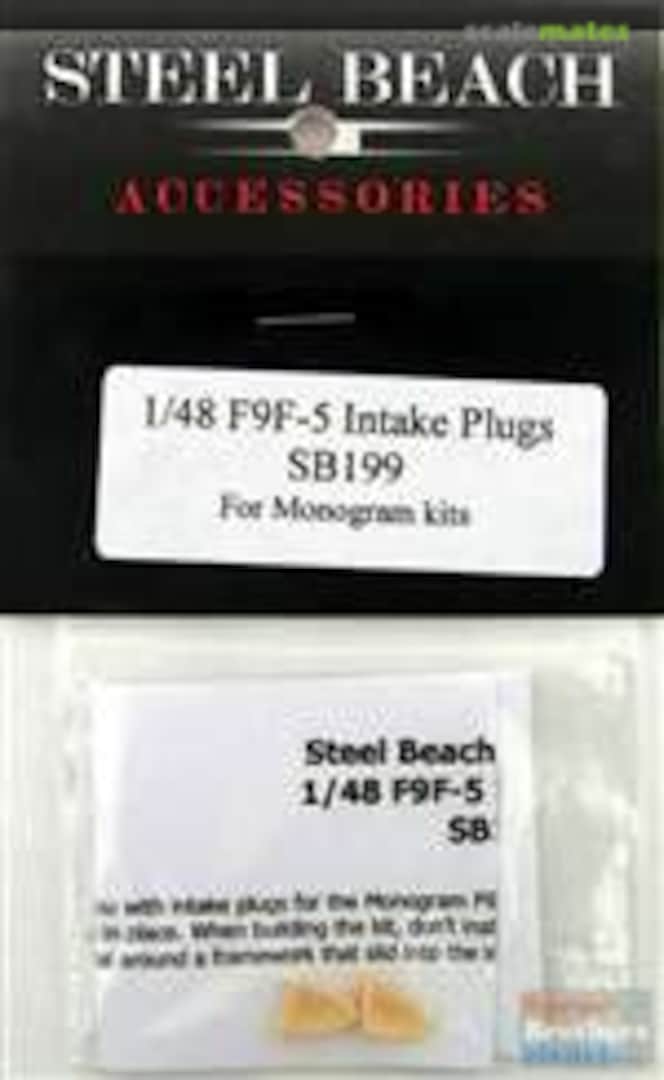 Boxart F9F-5 Panther Intake Plugs 48076 Steel Beach Boxart F9F-5 Panther Intake Plugs 48076 Steel Beach